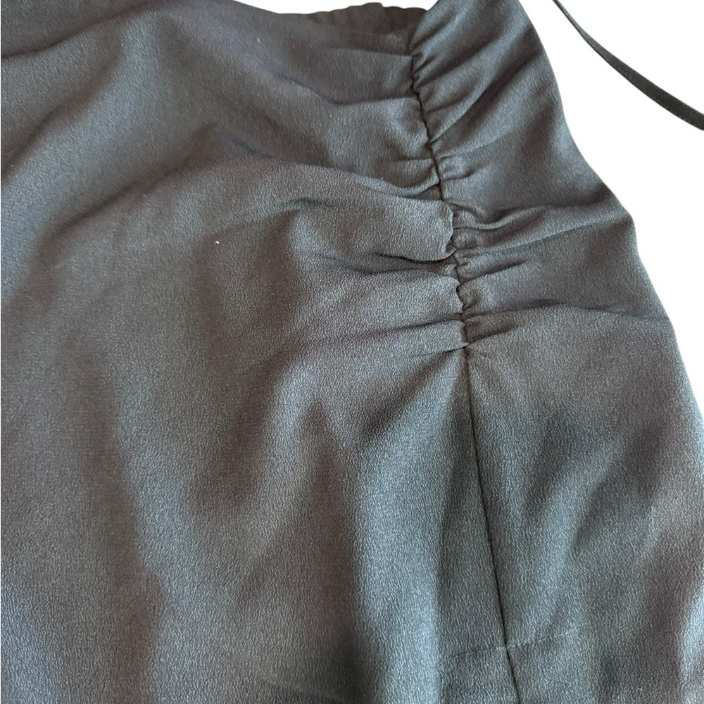 Cinched Tie-Waist Midi Skirt - Picture 4 of 5